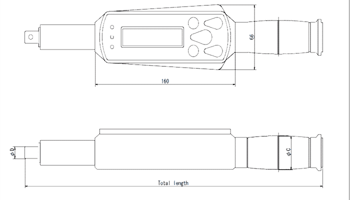 Clé dynamométrique électronique